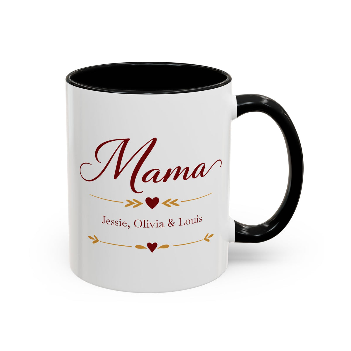 Personalized Mama Custom Kids Names Mom Gift Mug