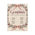 Personalized Grandma Blanket Custom Grandkids Names Grandma Gift from Grandchildren