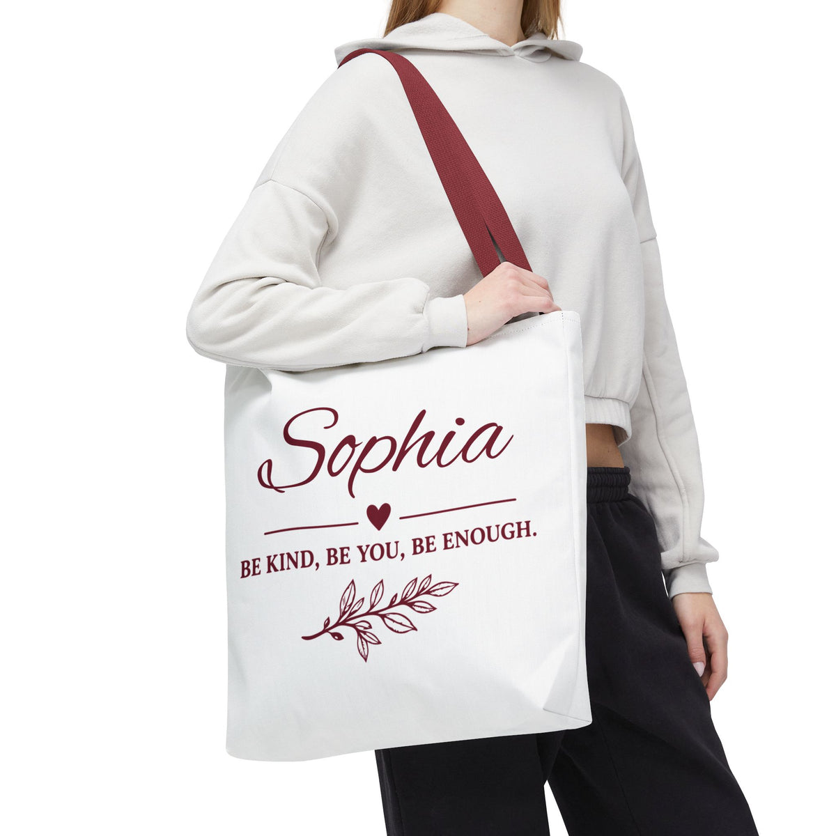 Personalized Name Quote Gift Tote Bag