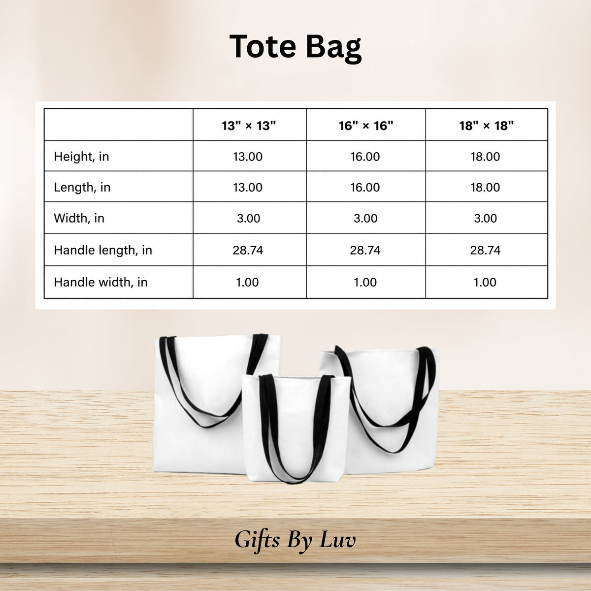 Personalized Name Quote Gift Tote Bag